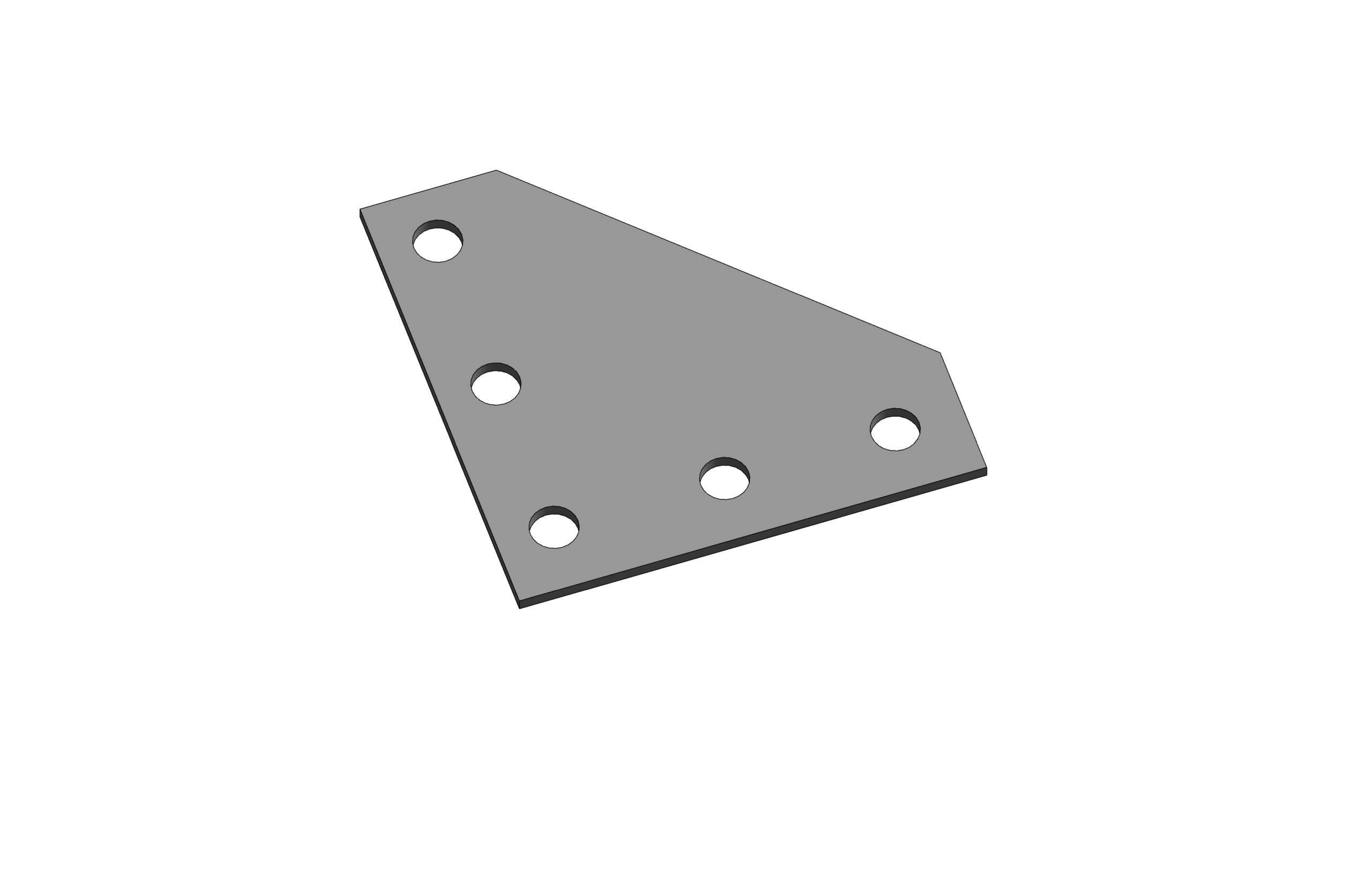 5 Hole Corner Angle Plate
