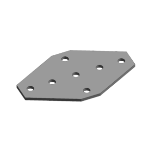 7 Hole Diagonal Plate