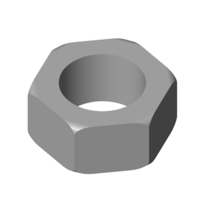 Hexagonal nut